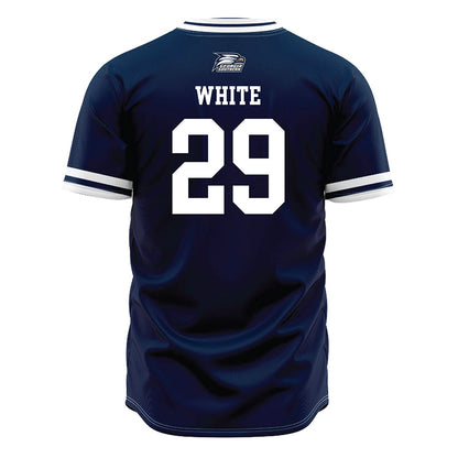 Georgia Southern - NCAA Baseball : Sean White - Navy Jersey-1