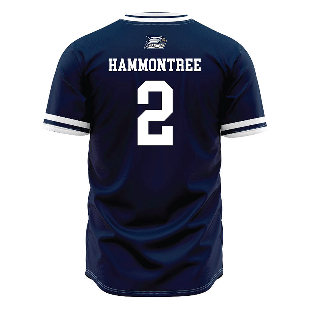 Georgia Southern - NCAA Baseball : Rhett Hammontree - Navy Jersey-1