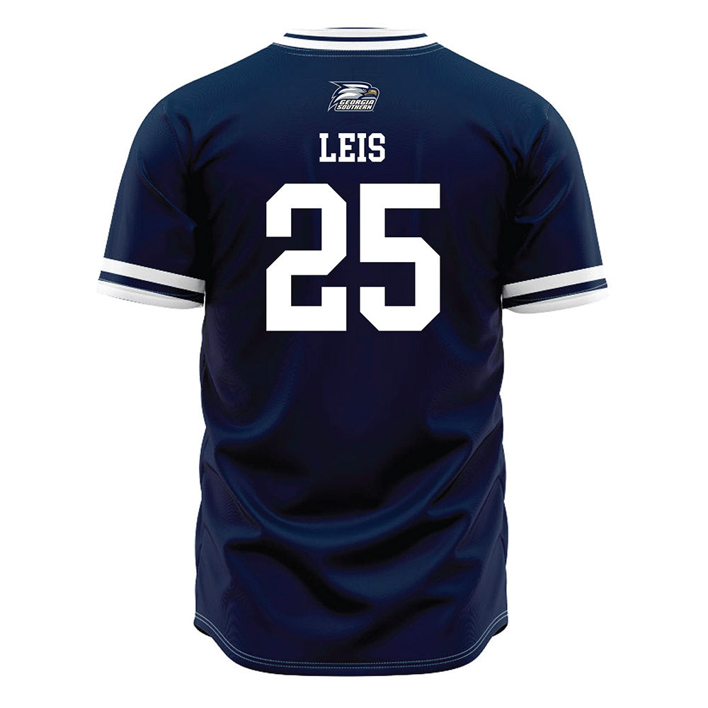 Georgia Southern - NCAA Baseball : Sammy Leis - Navy Jersey-1