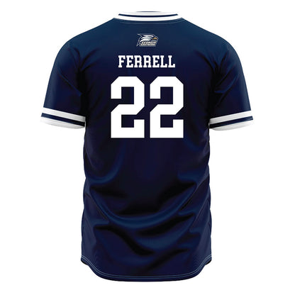 Georgia Southern - NCAA Baseball : Bradley Ferrell - Navy Jersey-1