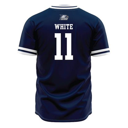 Georgia Southern - NCAA Baseball : Joey White - Navy Jersey-1