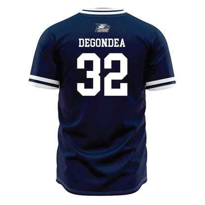 Georgia Southern - NCAA Baseball : Carter DeGondea - Navy Jersey-1
