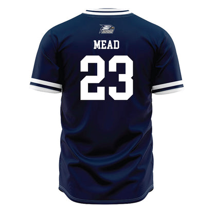 Georgia Southern - NCAA Baseball : Landry Mead - Navy Jersey-1