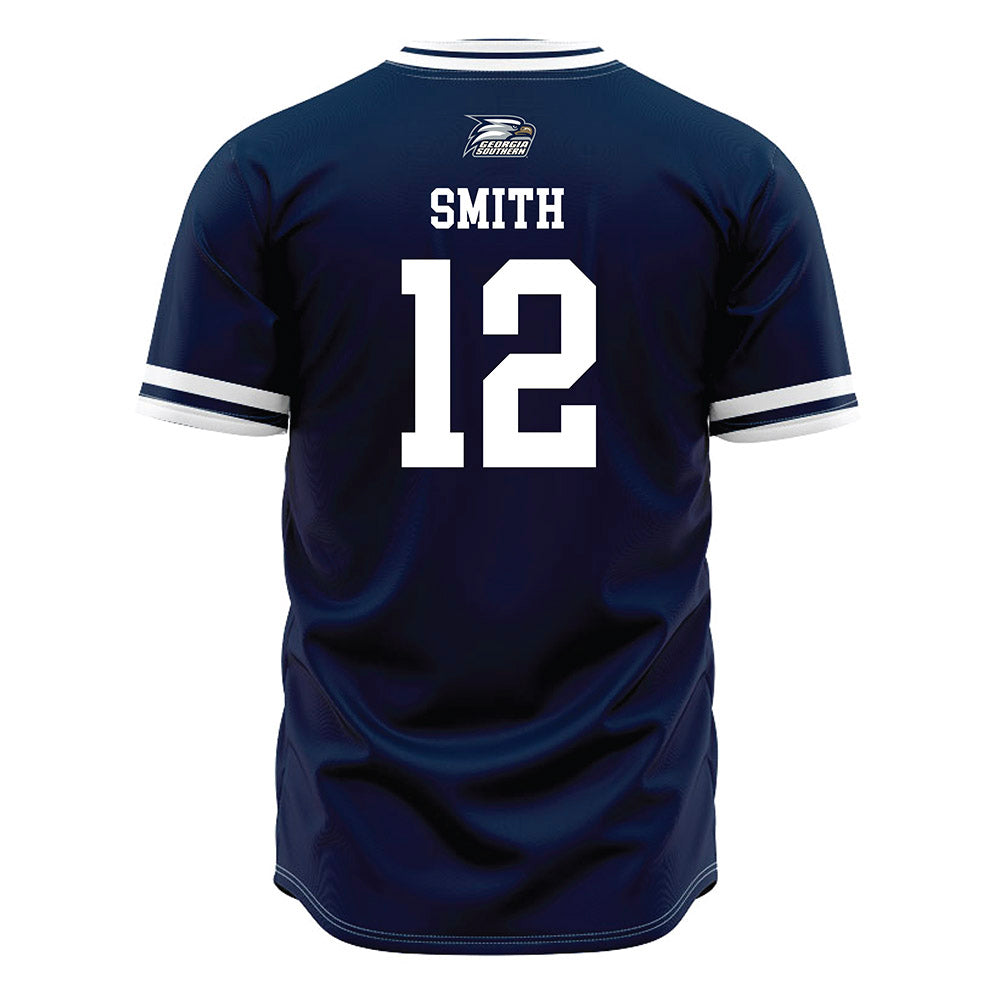 Georgia Southern - NCAA Baseball : Sean Smith - Navy Jersey-1