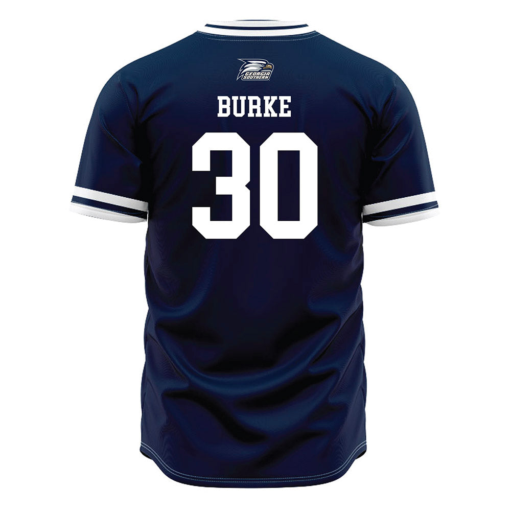 Georgia Southern - NCAA Baseball : Thomas Burke - Navy Jersey-1
