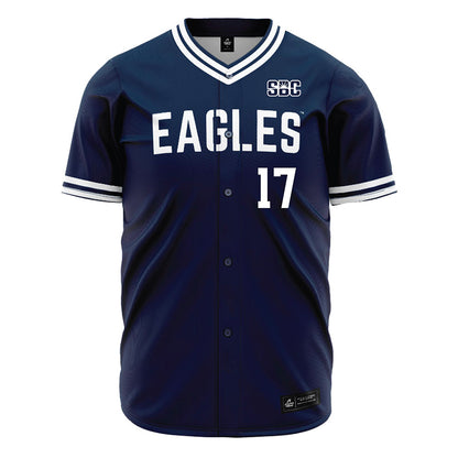 Georgia Southern - NCAA Baseball : Jett Lovett - Navy Jersey-0