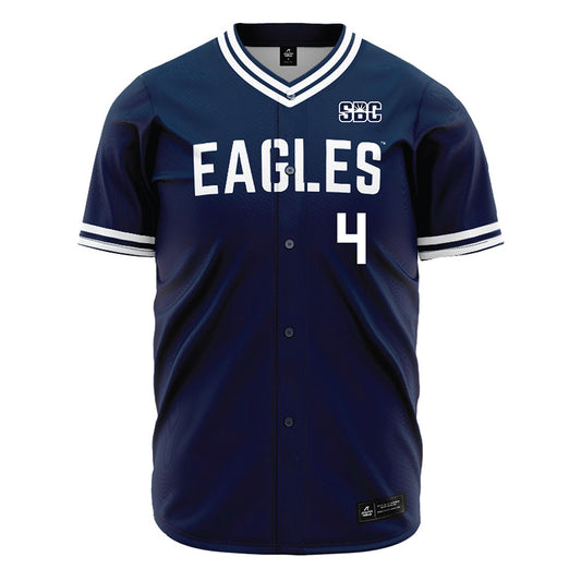 Georgia Southern - NCAA Baseball : Luke Odden - Navy Jersey-0