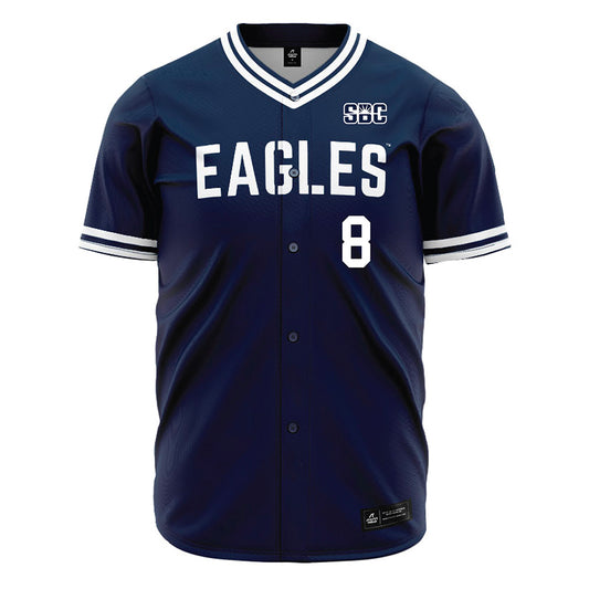 Georgia Southern - NCAA Baseball : Grant Jordan - Navy Jersey-0