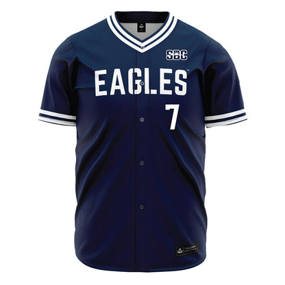Georgia Southern - NCAA Baseball : Josh Tate - Navy Jersey-0