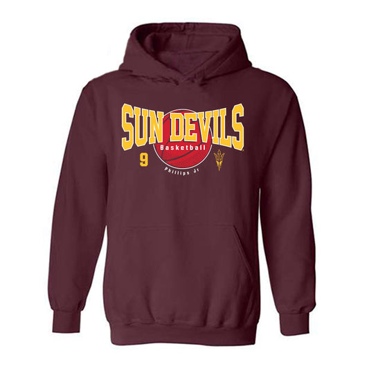 Arizona State - NCAA Men's Basketball : Shawn Phillips Jr - Classic Fashion Shersey Hooded Sweatshirt