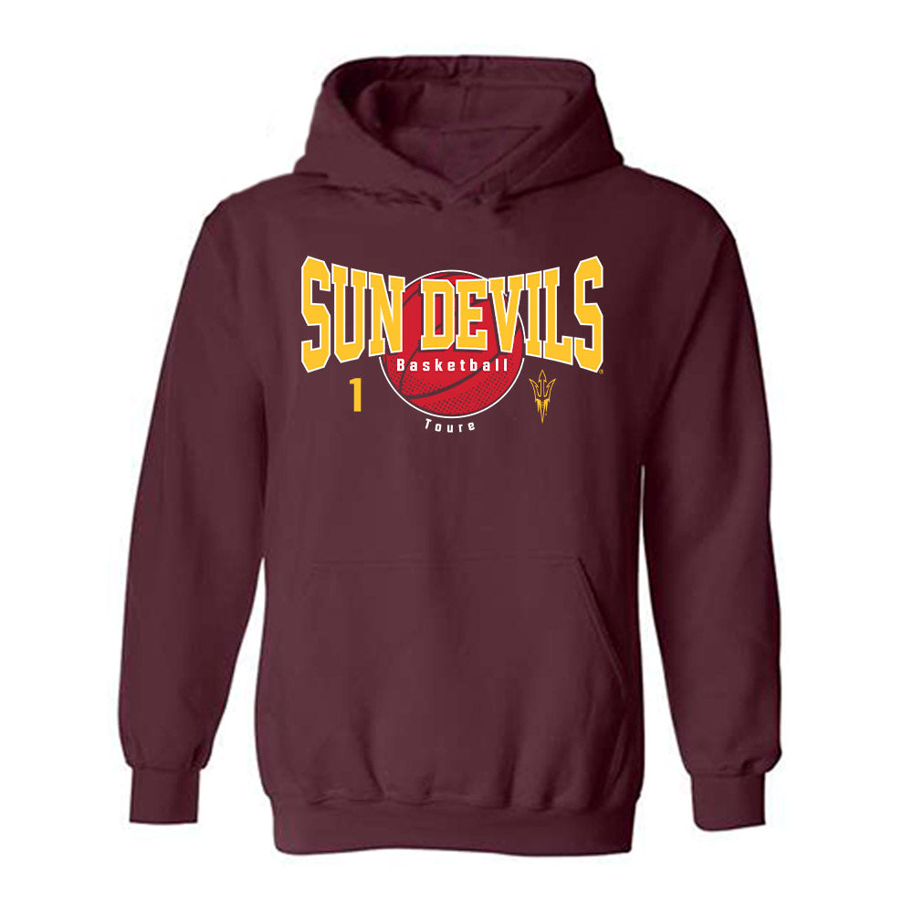 Arizona State - NCAA Women's Basketball : Kadidia Toure - Classic Fashion Shersey Hooded Sweatshirt