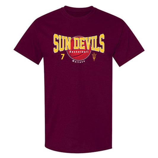 Arizona State - NCAA Men's Basketball : Vijay Wallace - Classic Fashion Shersey T-Shirt-0