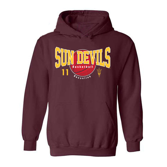 Arizona State - NCAA Women's Basketball : Maggie Besselink - Classic Fashion Shersey Hooded Sweatshirt