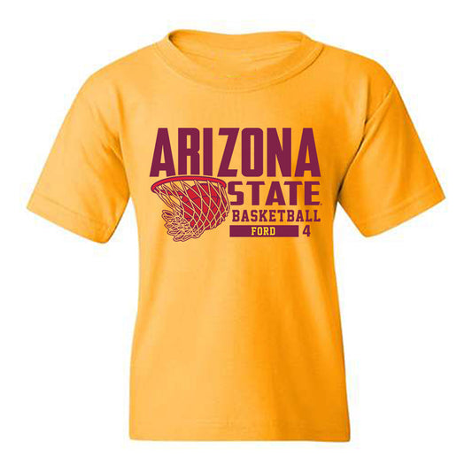 Arizona State - NCAA Men's Basketball : Bryce Ford - Classic Fashion Shersey Youth T-Shirt-0
