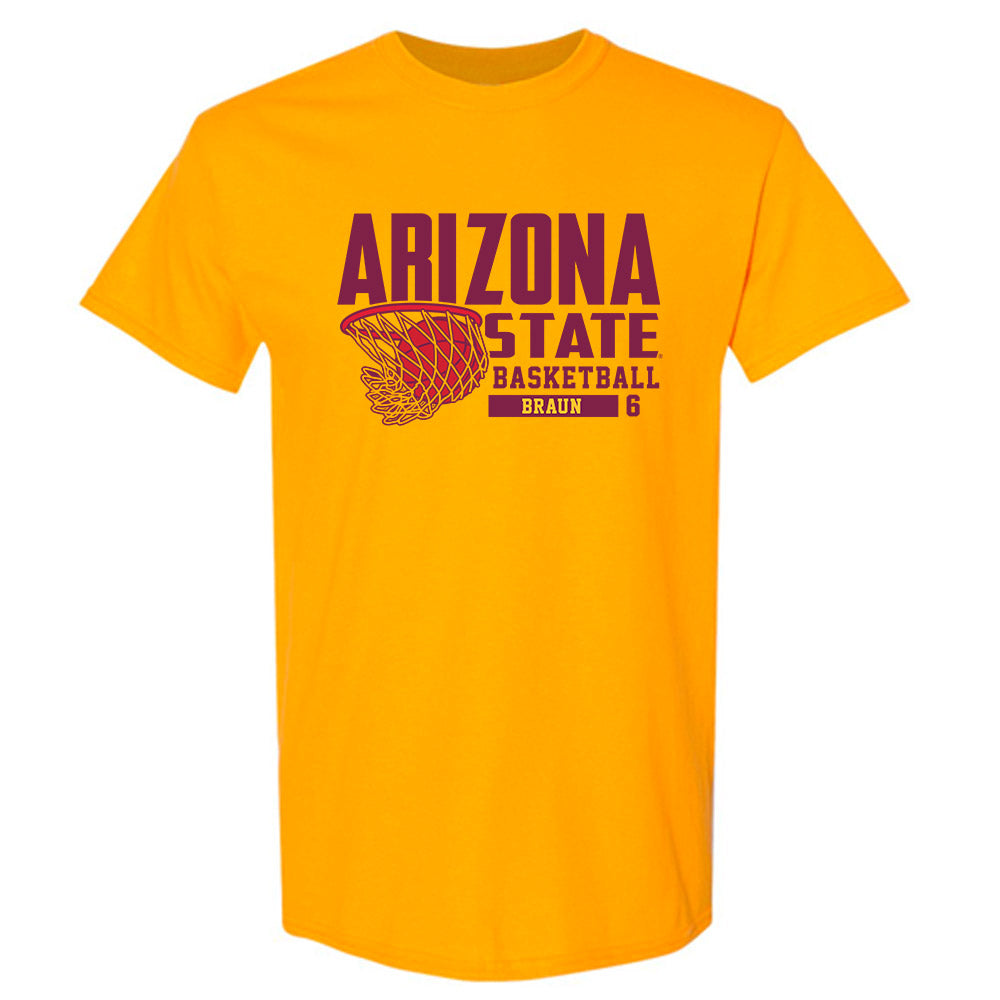 Arizona State - NCAA Men's Basketball : Connor Braun - Classic Fashion Shersey T-Shirt