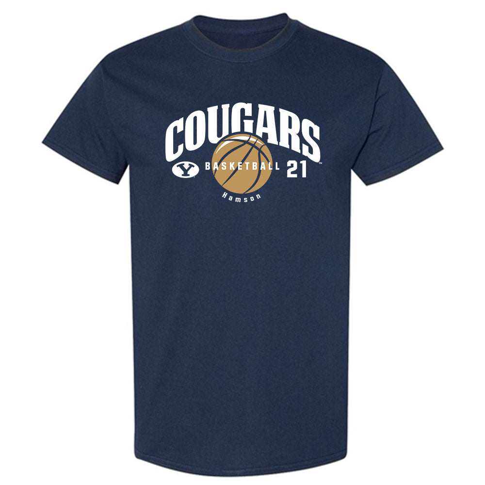 BYU - NCAA Women's Basketball : Heather Hamson - T-Shirt-0