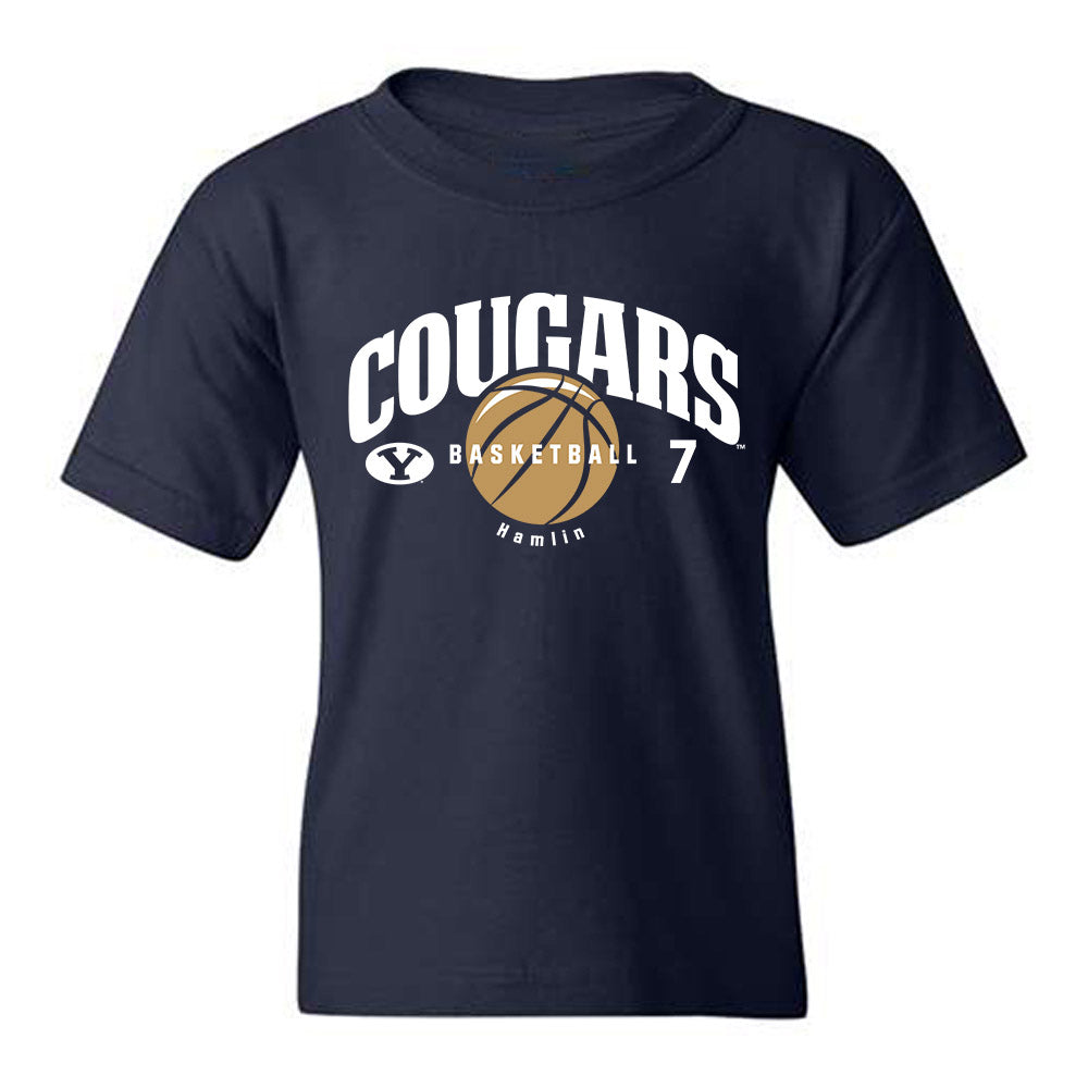 BYU - NCAA Women's Basketball : Olivia Hamlin - Youth T-Shirt-0