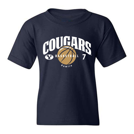 BYU - NCAA Women's Basketball : Olivia Hamlin - Youth T-Shirt-0