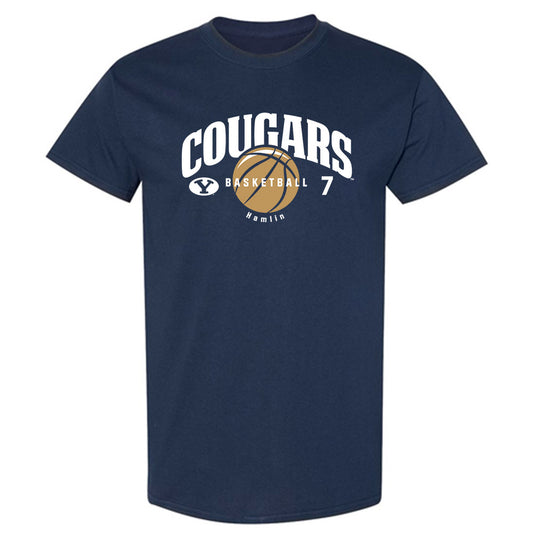 BYU - NCAA Women's Basketball : Olivia Hamlin - T-Shirt-0