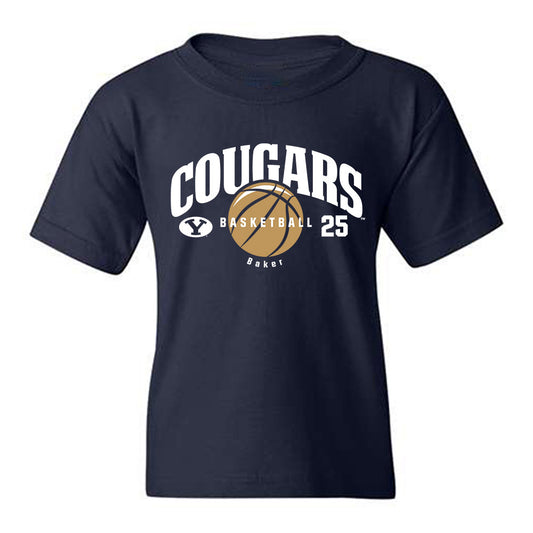 BYU - NCAA Men's Basketball : Dawson Baker - Youth T-Shirt-0