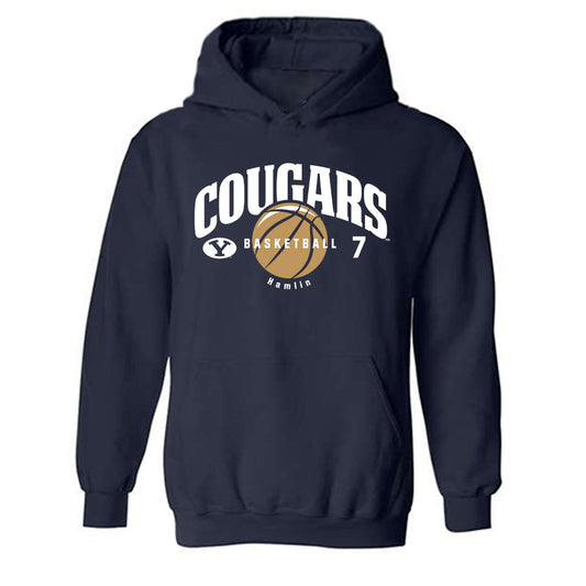 BYU - NCAA Women's Basketball : Olivia Hamlin - Hooded Sweatshirt-0