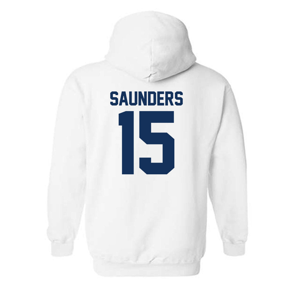 BYU - NCAA Men's Basketball : Richie Saunders - Hooded Sweatshirt-1