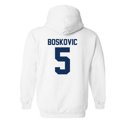 BYU - NCAA Men's Basketball : Mihailo Boskovic - Hooded Sweatshirt-1
