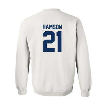 BYU - NCAA Women's Basketball : Heather Hamson - Crewneck Sweatshirt-1
