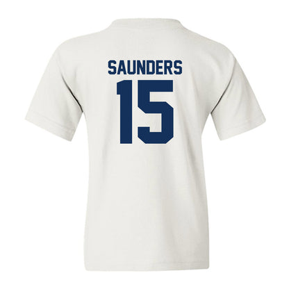 BYU - NCAA Men's Basketball : Richie Saunders - Youth T-Shirt-1