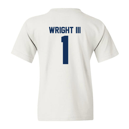 BYU - NCAA Men's Basketball : Robert Wright III - Youth T-Shirt-1