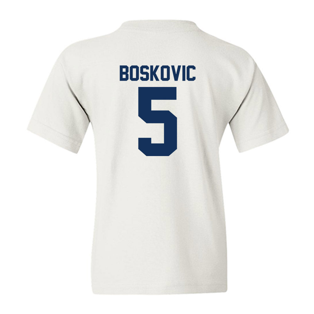BYU - NCAA Men's Basketball : Mihailo Boskovic - Youth T-Shirt-1