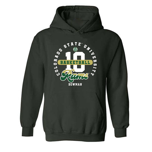 Colorado State - NCAA Women's Basketball : Breana Bowman - Hooded Sweatshirt-0