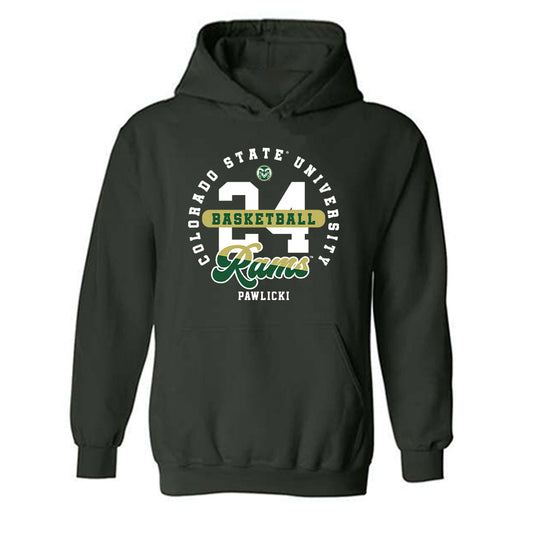 Colorado State - NCAA Women's Basketball : Olivia Pawlicki - Hooded Sweatshirt-0
