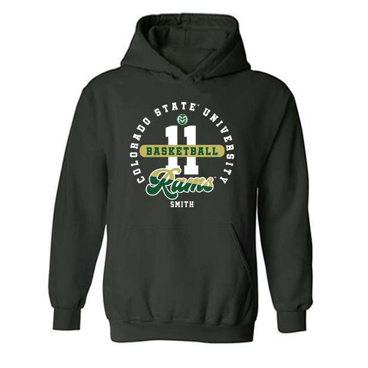 Colorado State - NCAA Women's Basketball : Gianna Smith - Hooded Sweatshirt-0