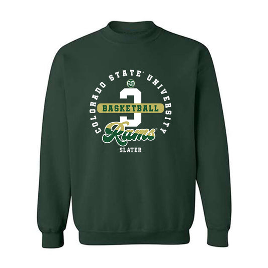 Colorado State - NCAA Men's Basketball : Darnez Slater - Crewneck Sweatshirt-0