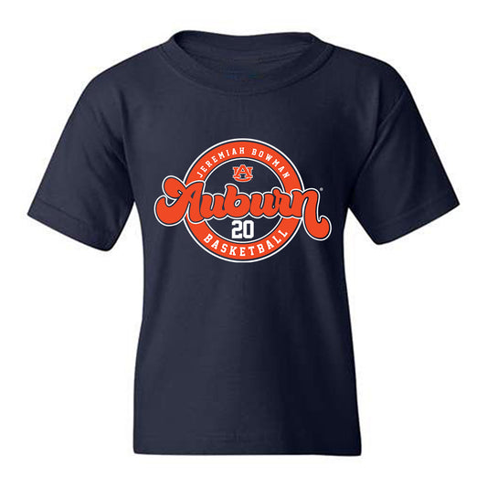 Auburn - NCAA Men's Basketball : Jeremiah Bowman - Classic Fashion Shersey Youth T-Shirt-0