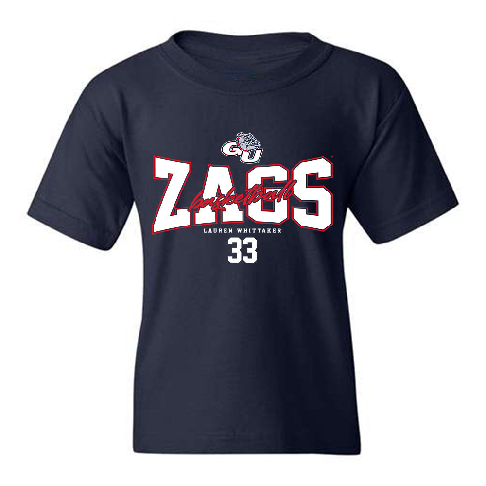 Gonzaga - NCAA Women's Basketball : Lauren Whittaker - Youth T-Shirt Classic Fashion Shersey