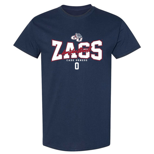 Gonzaga - NCAA Men's Basketball : Cade Orness - Classic Fashion Shersey T-Shirt-0