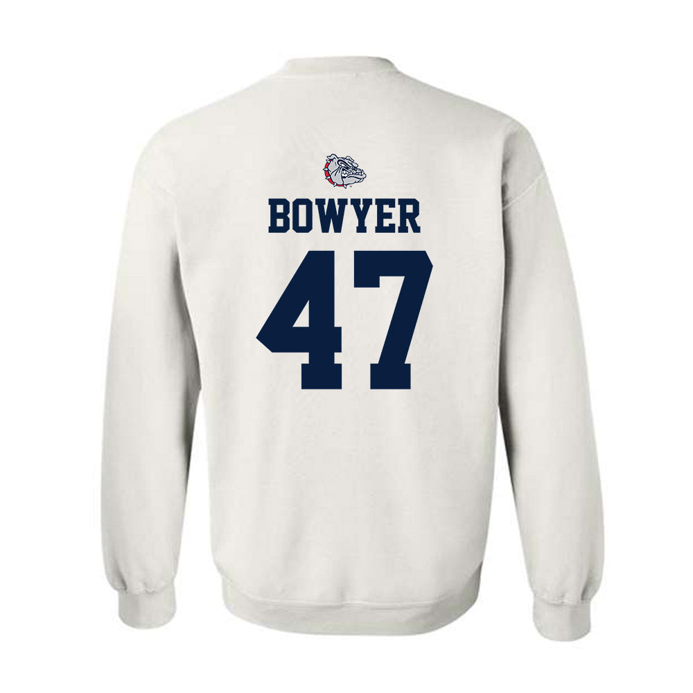 Gonzaga - NCAA Baseball : Brendan Bowyer - Sports Shersey Crewneck Sweatshirt-1