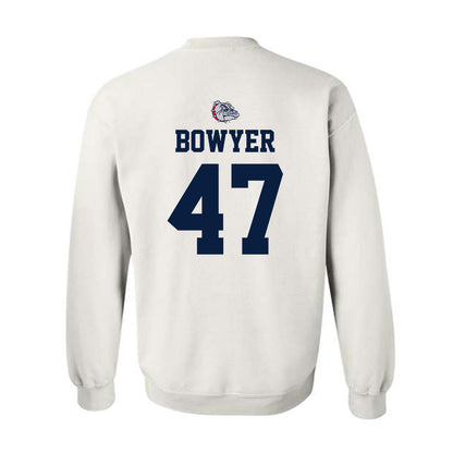 Gonzaga - NCAA Baseball : Brendan Bowyer - Sports Shersey Crewneck Sweatshirt-1