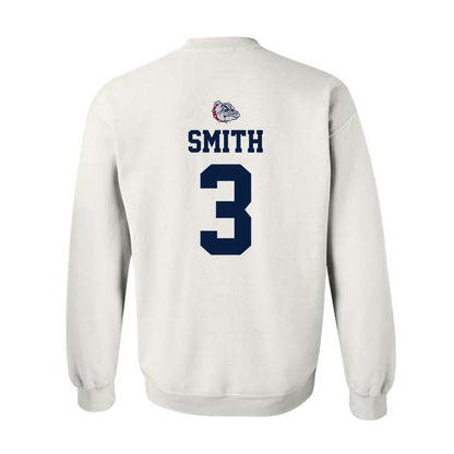 Gonzaga - NCAA Men's Basketball : Braeden Smith - Sports Shersey Crewneck Sweatshirt-1