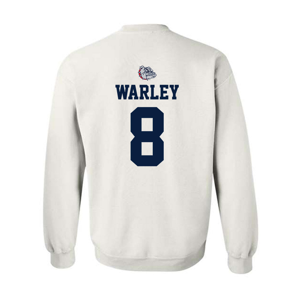 Gonzaga - NCAA Men's Basketball : Jalen Warley - Sports Shersey Crewneck Sweatshirt-1