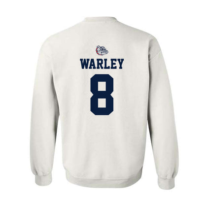 Gonzaga - NCAA Men's Basketball : Jalen Warley - Sports Shersey Crewneck Sweatshirt-1