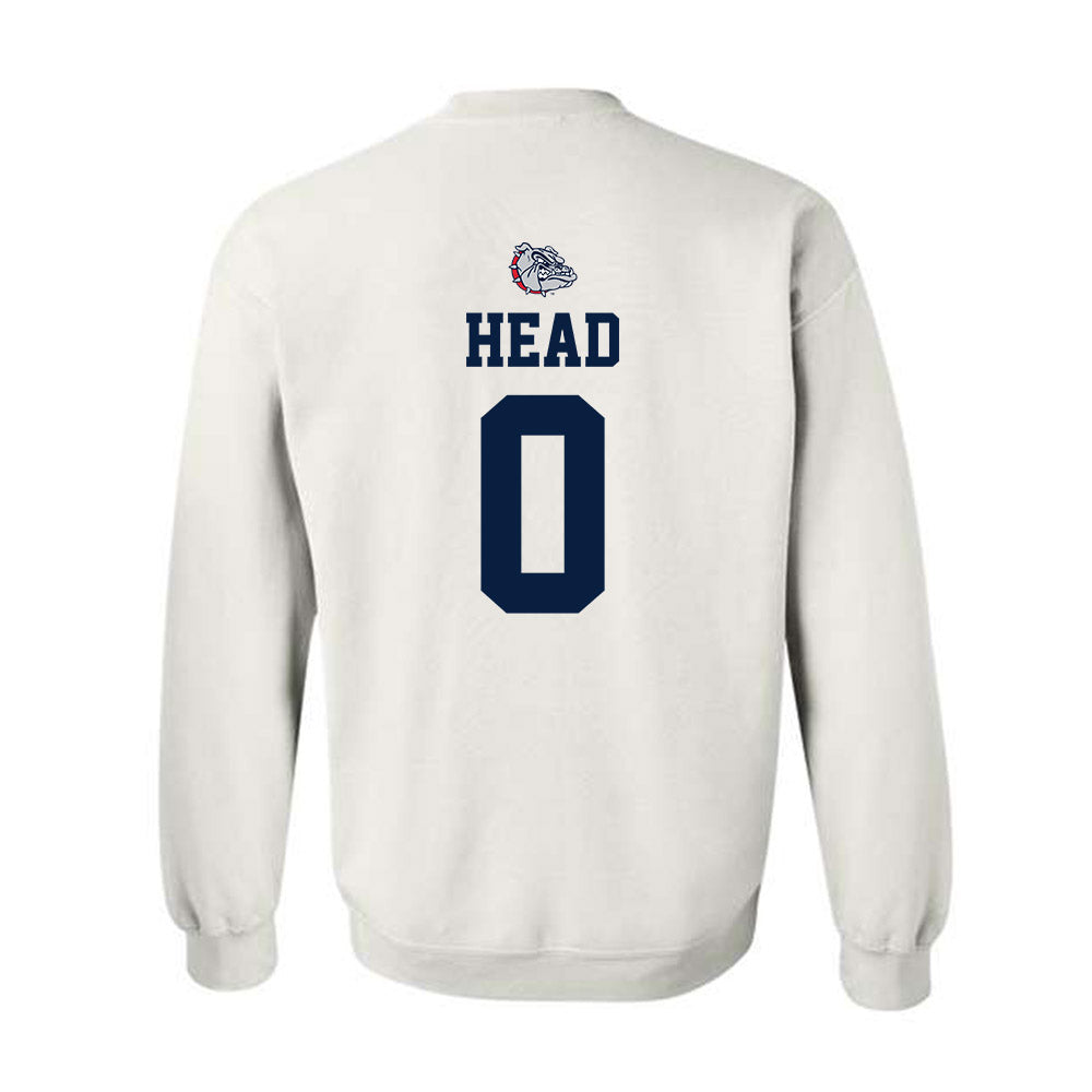 Gonzaga - NCAA Women's Soccer : Sydney Head - Sports Shersey Crewneck Sweatshirt-1