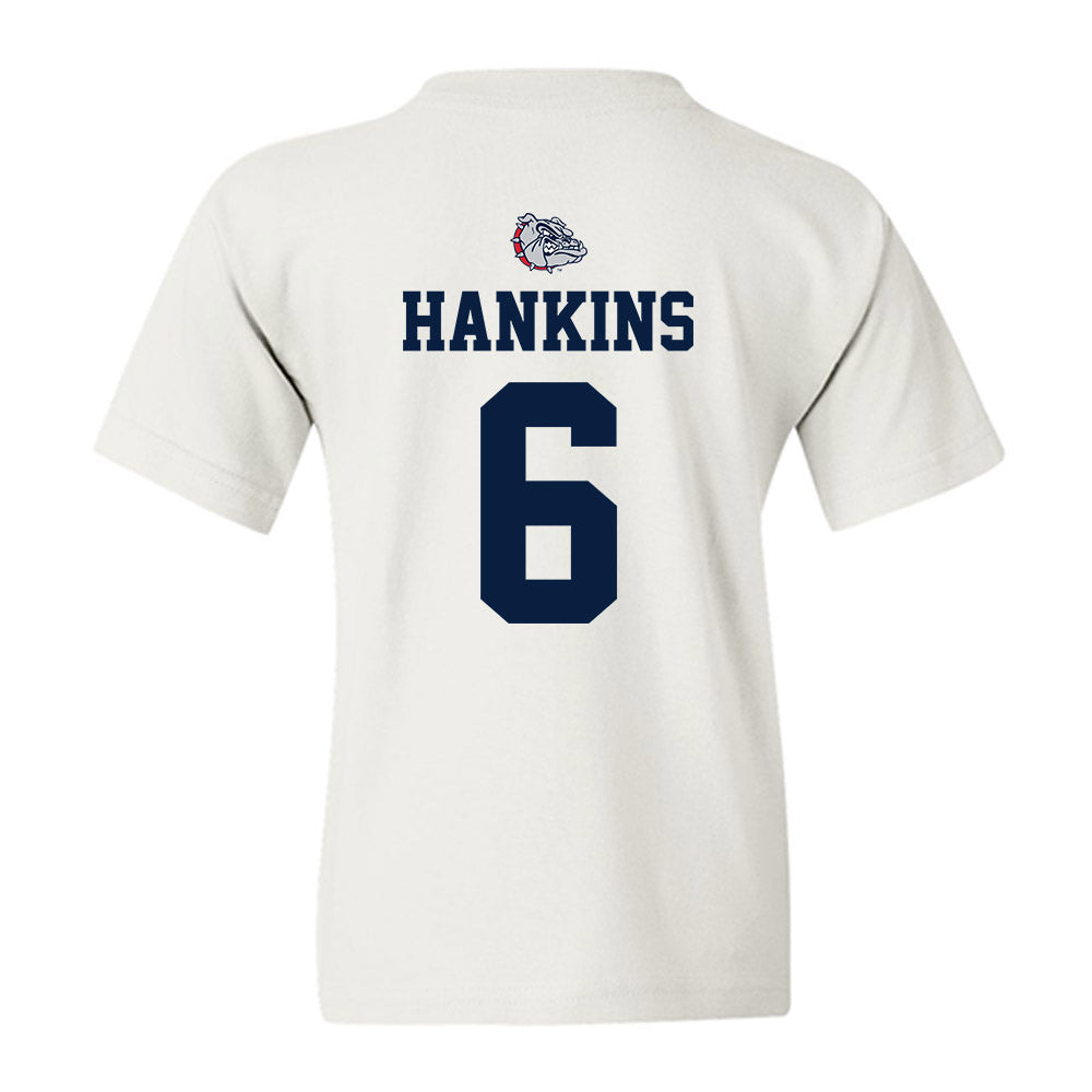 Gonzaga - NCAA Baseball : Josh Hankins - Sports Shersey Youth T-Shirt-1