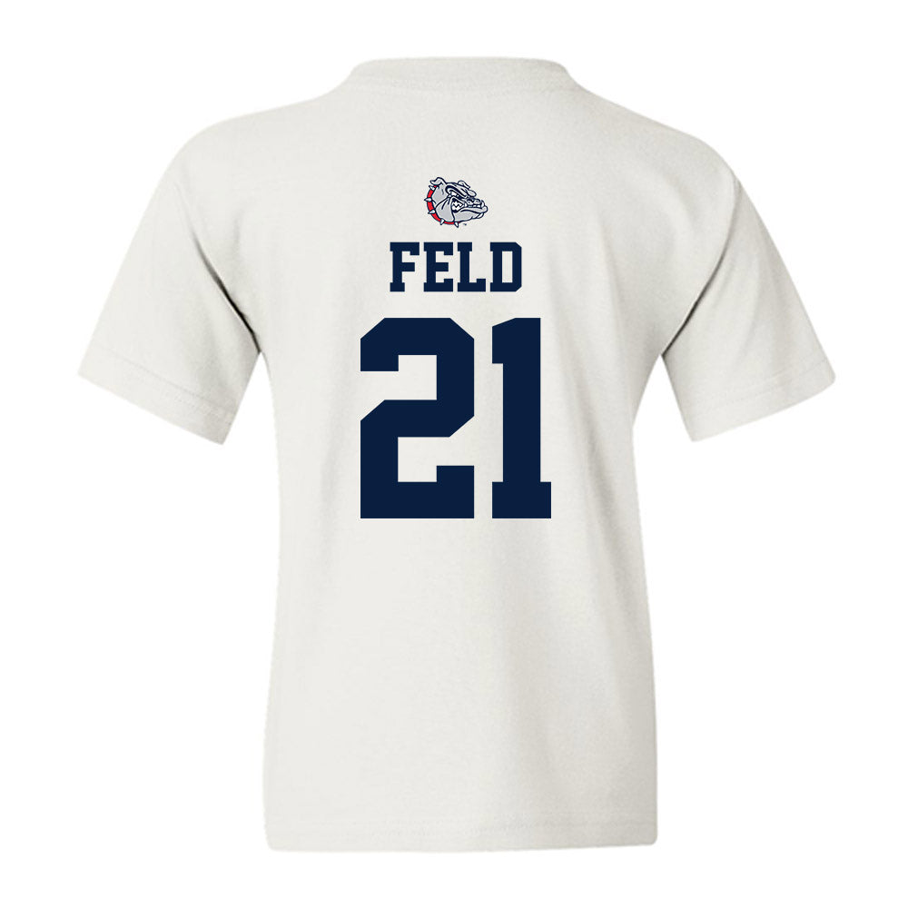 Gonzaga - NCAA Baseball : Justin Feld - Sports Shersey Youth T-Shirt-1