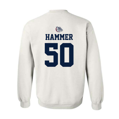 Gonzaga - NCAA Baseball : Kale Hammer - Sports Shersey Crewneck Sweatshirt-1