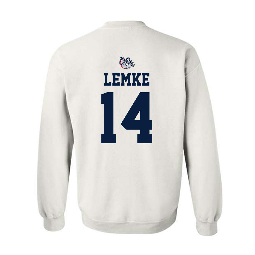 Gonzaga - NCAA Men's Basketball : Graydon Lemke - Sports Shersey Crewneck Sweatshirt-1