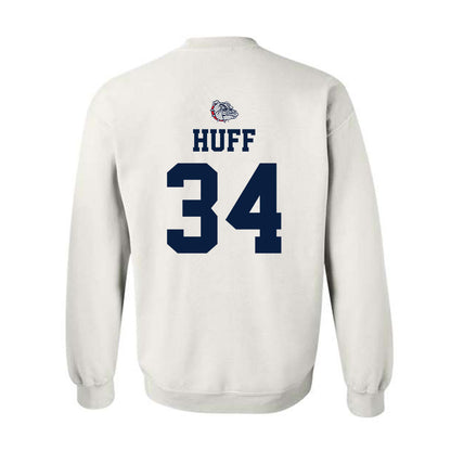 Gonzaga - NCAA Men's Basketball : Braden Huff - Sports Shersey Crewneck Sweatshirt-1