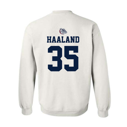 Gonzaga - NCAA Men's Basketball : Noah Haaland - Sports Shersey Crewneck Sweatshirt-1